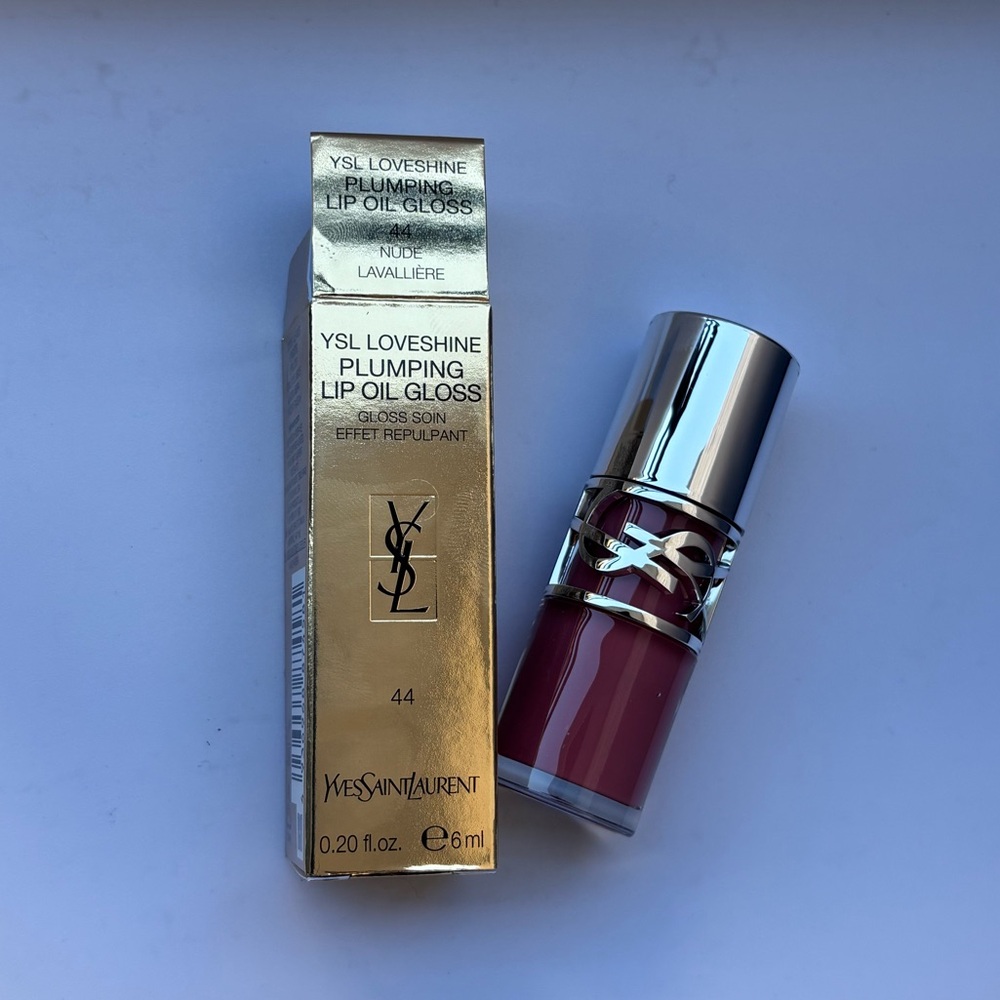 *YSL* LoveShine Plumping Lip Oil Gloss - NUDE LAVELLIÈRE : Shade 44